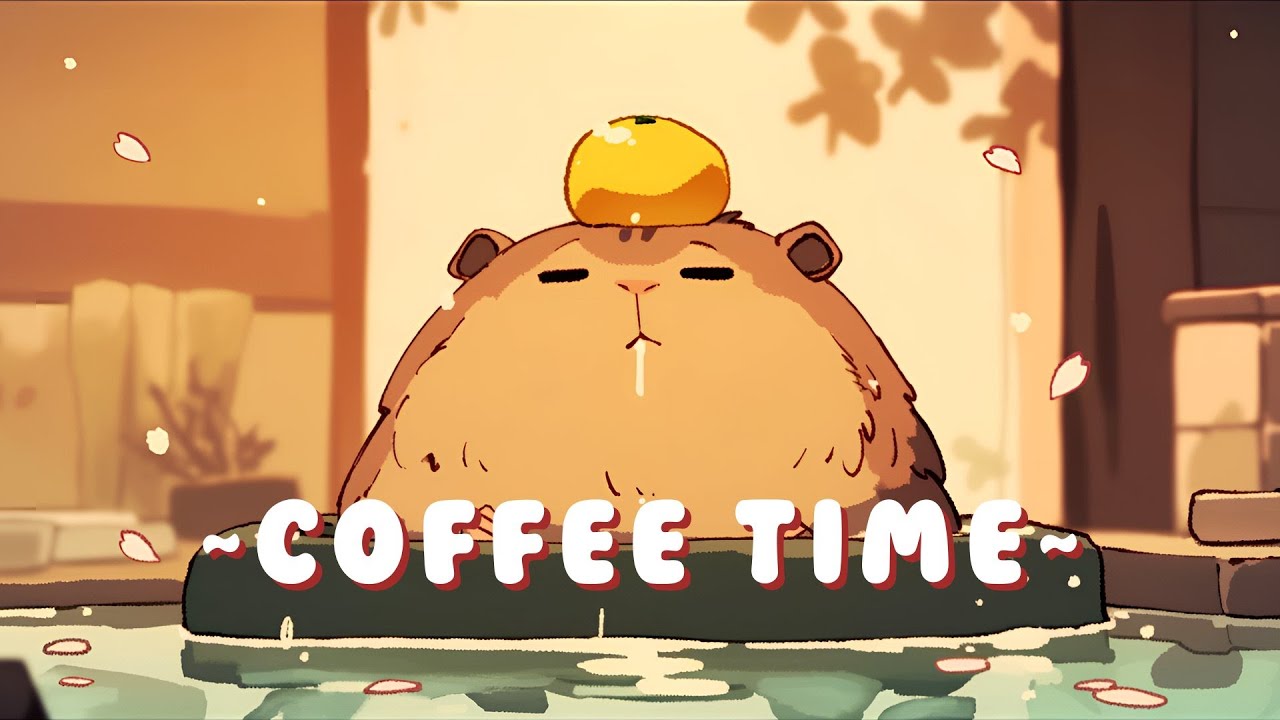 Capybara Study Beats | Peaceful Beats for Studying & Relaxing 🦫 🌿 ☕ | Continuous Mix