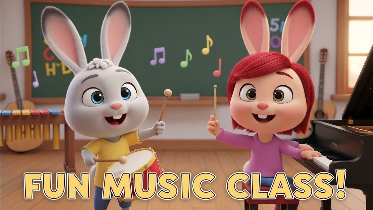Max & Ruby’s Fun Music🥁🎹 Class 🎶 | Learn Sounds & Rhythm with Bunny Friends/Rabbit kids tv 