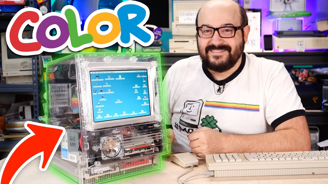 The COLOR Macintosh SE/30 Apple NEVER made!
