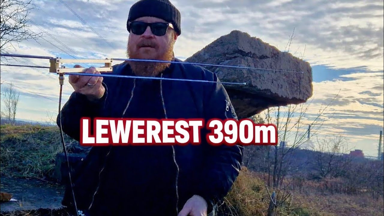 Aktywacja VHF 145MHz - Łewerest 390m i antena HB9CV