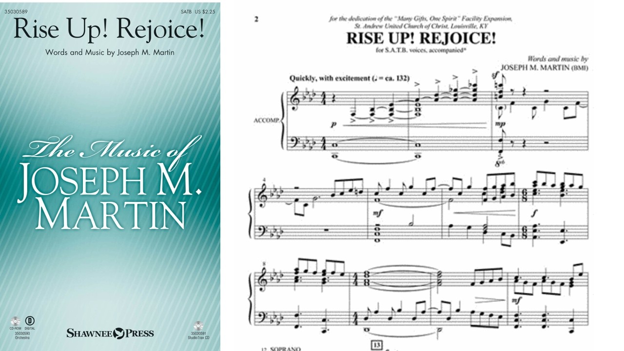 RISE UP! REJOICE! (SATB Choir) - Joseph M. Martin