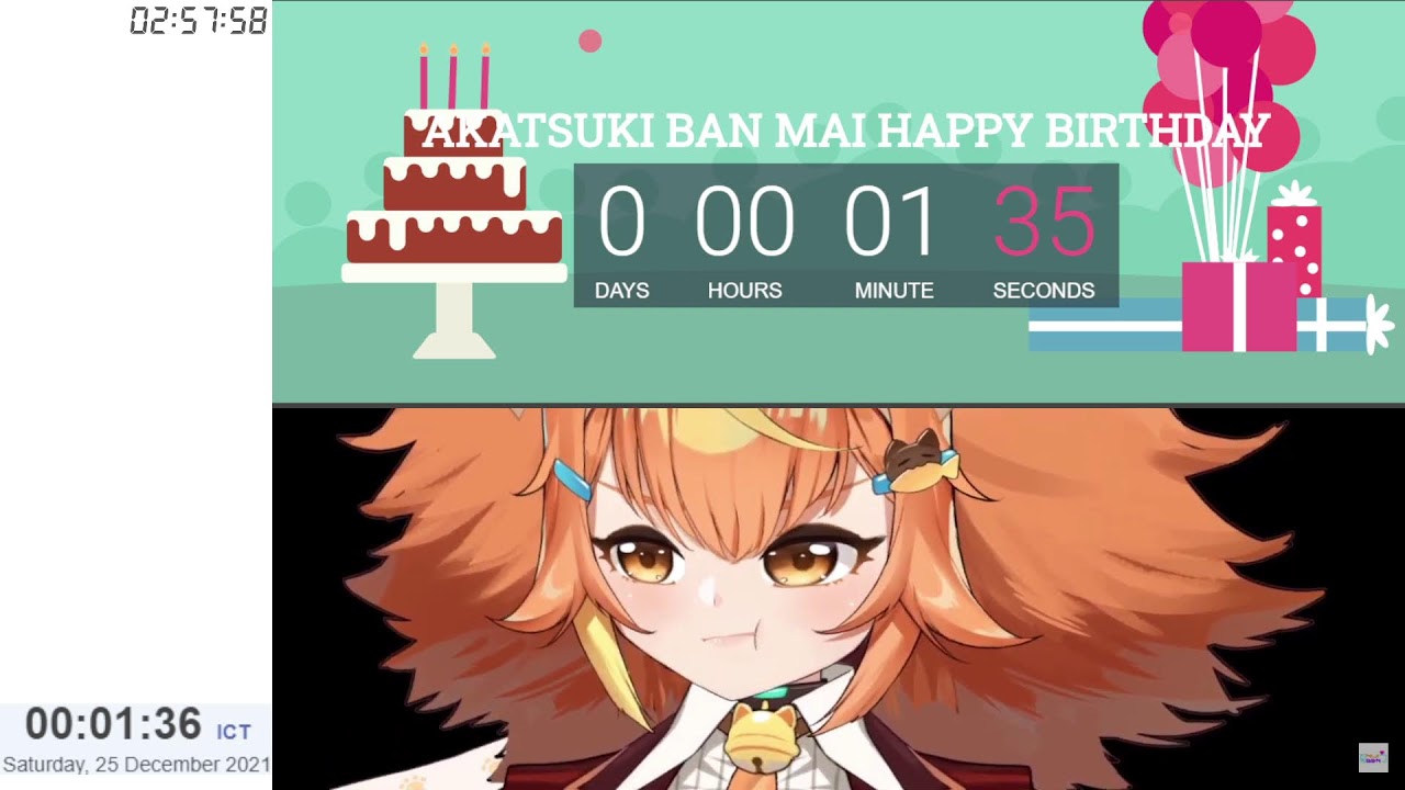 AKATSUKI BAN MAI COUNTDOWN BIRTHDAY