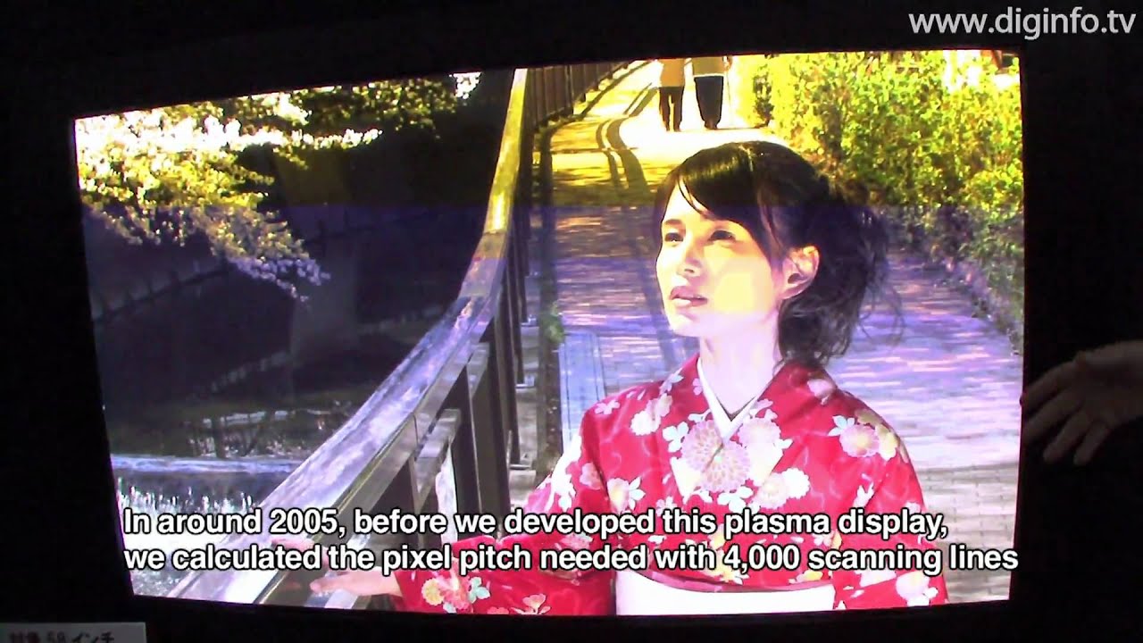 Towards Super Hi-Vision Broadcast TV - Ultra-High-Definition Plasma Display : DigInfo