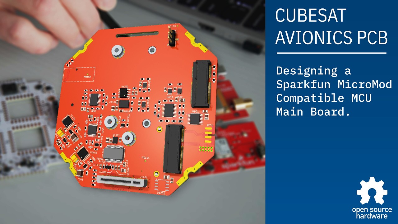 CubeSat Microcontroller Main Board Development in KiCad 8
