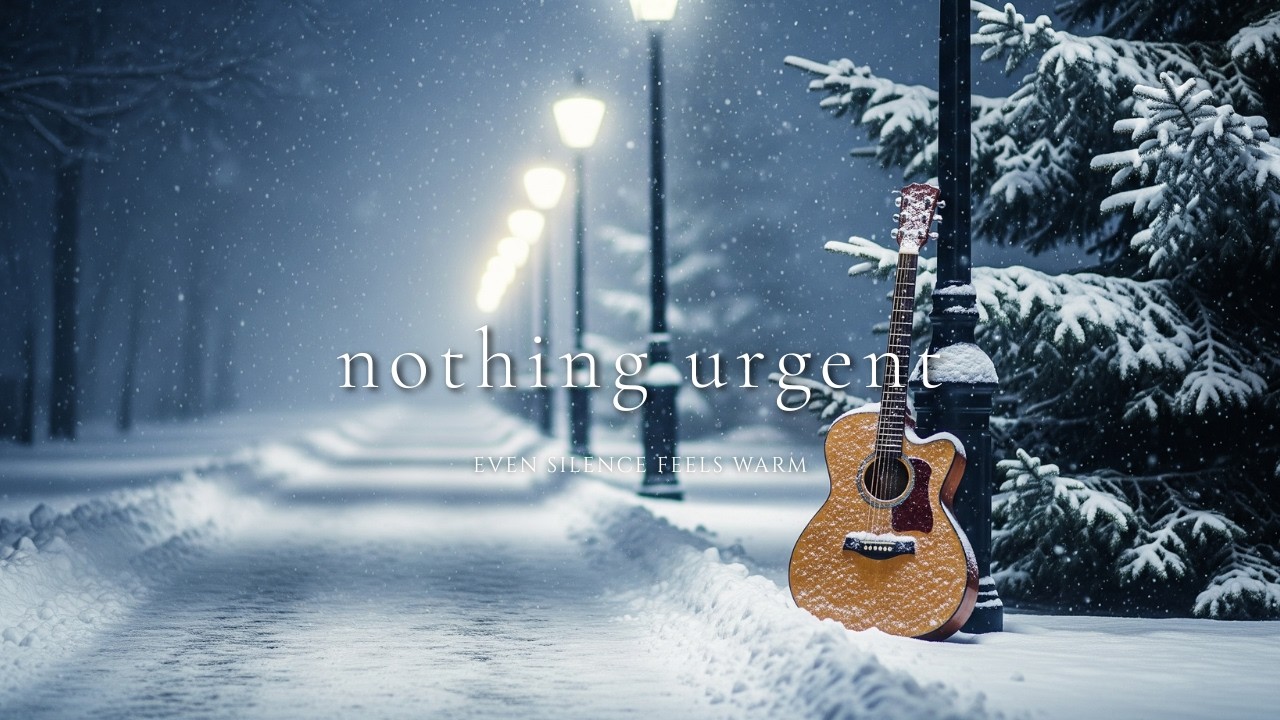 Calm Acoustic Guitar Music for Relaxation & Deep Sleep 🌙 The Night Softens