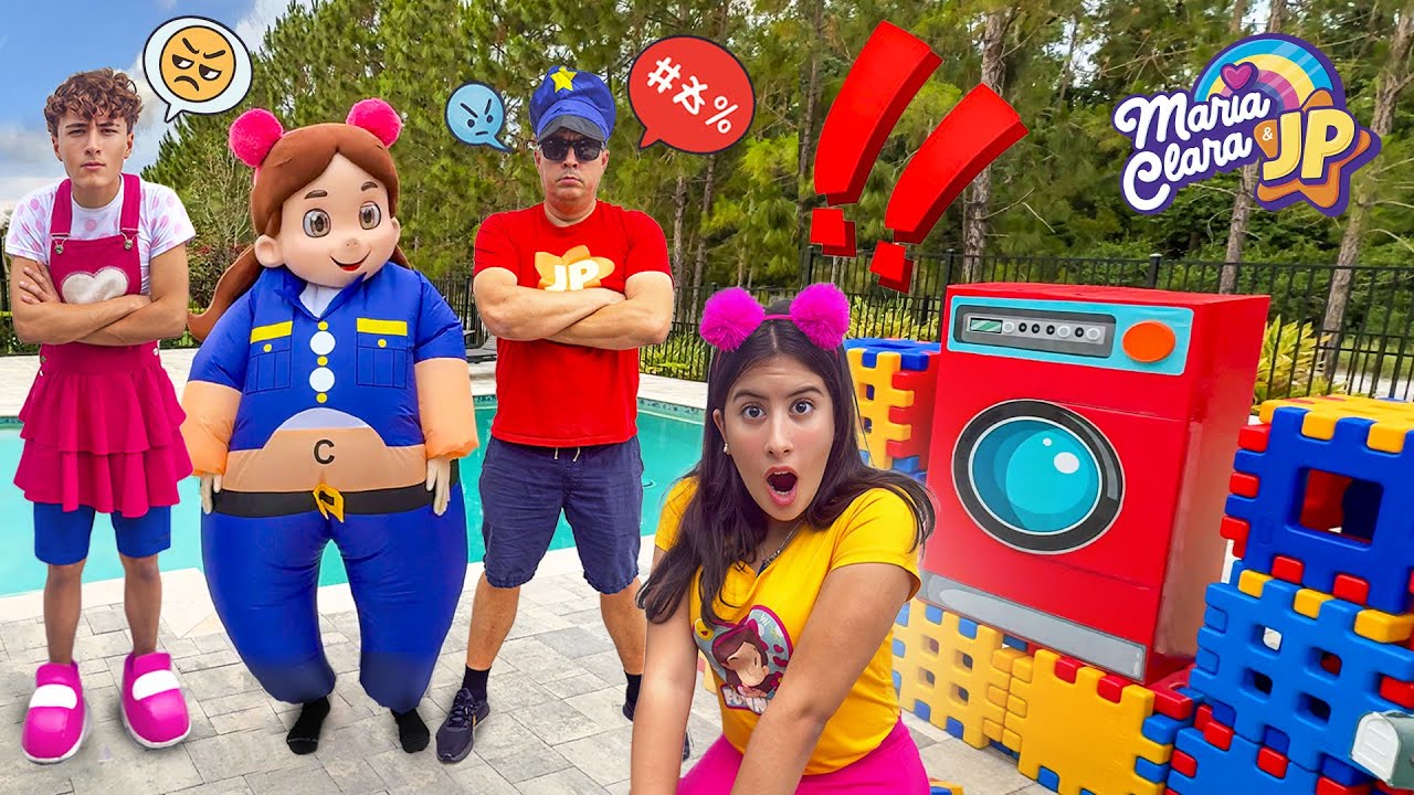 😱 Maria Clara e JP Descobrem a Pior Lavanderia do Mundo! 🧺👕