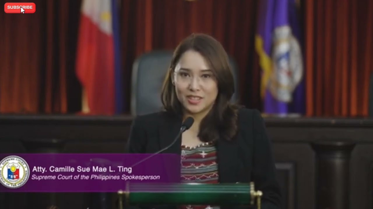 ATTY.CAMILLE SUE MAE L. TING PRESS CONFERENCE
