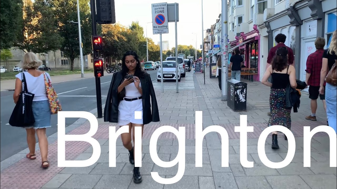 4K walk | Brighton | Uk | last summer days 15 Sep 2023