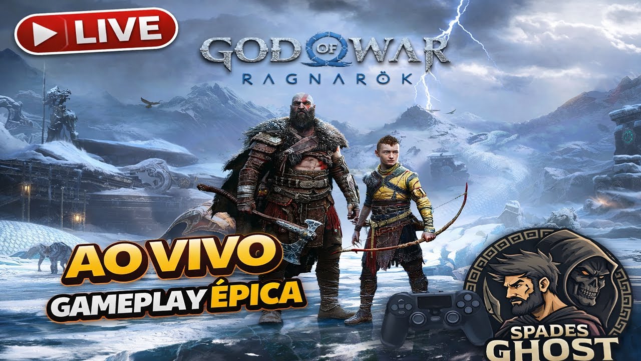 God of War Ragnarök NG+ até Zerar - Modo Quero God of War