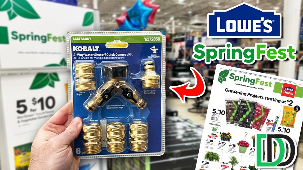 Масштабная весенняя распродажа в Lowe's начинается ПРЯМО СЕЙЧАС!