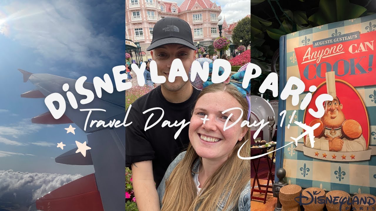 DISNEYLAND PARIS 2023 VLOG 🇫🇷🏰🐭 DAY 1 • Travel day with easyJet, Disneyland Park + Chez Remy!