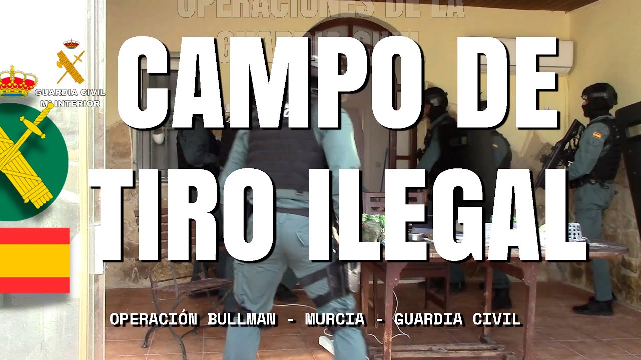 Desmantelado en una finca de Murcia un taller ilegal de explosivos y un campo de tiro