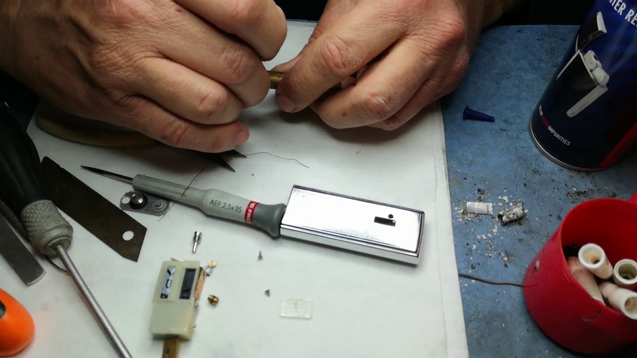 Ronson Electronic Accendino lighter Briquet encendedor Feuerzeug montaggio, smontaggio e riparazione