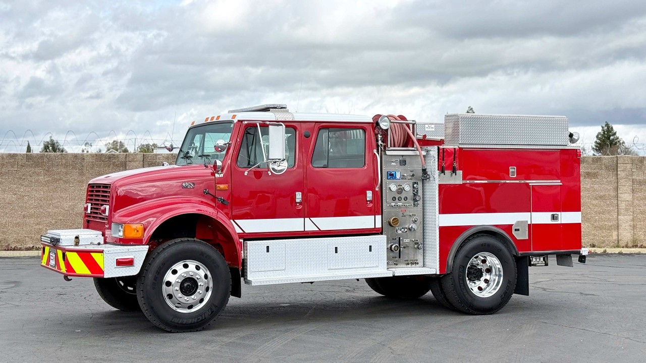 1996 International 4800 4x4 Type 3 Fire Pumper 15476 For Sale