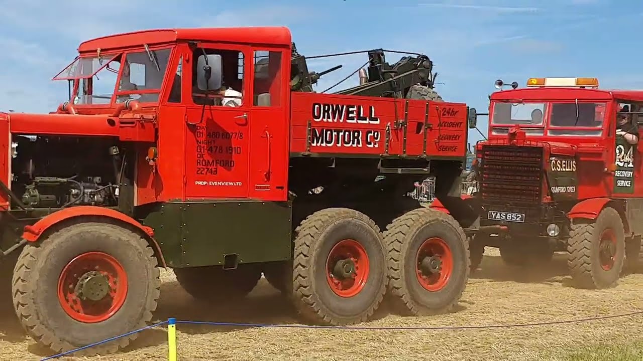 Scammell Trucks Pulling Demo at Bloxham Steam & Country Fair -  Saturday 29th June 2024 Explorer