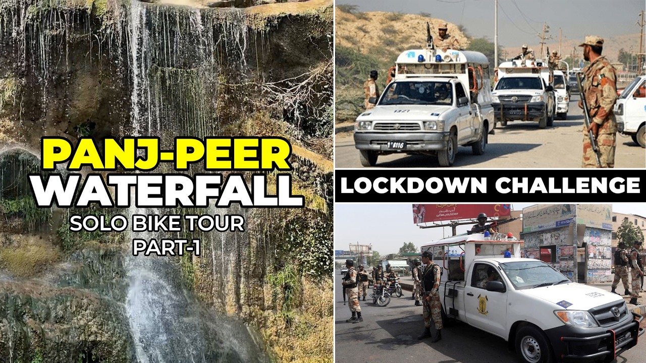 Bike Tour|Solo|Punj Peer Rocks Waterfall|Part 1|Sarmad Sultan|Healing Touch|Lock Down Challenge