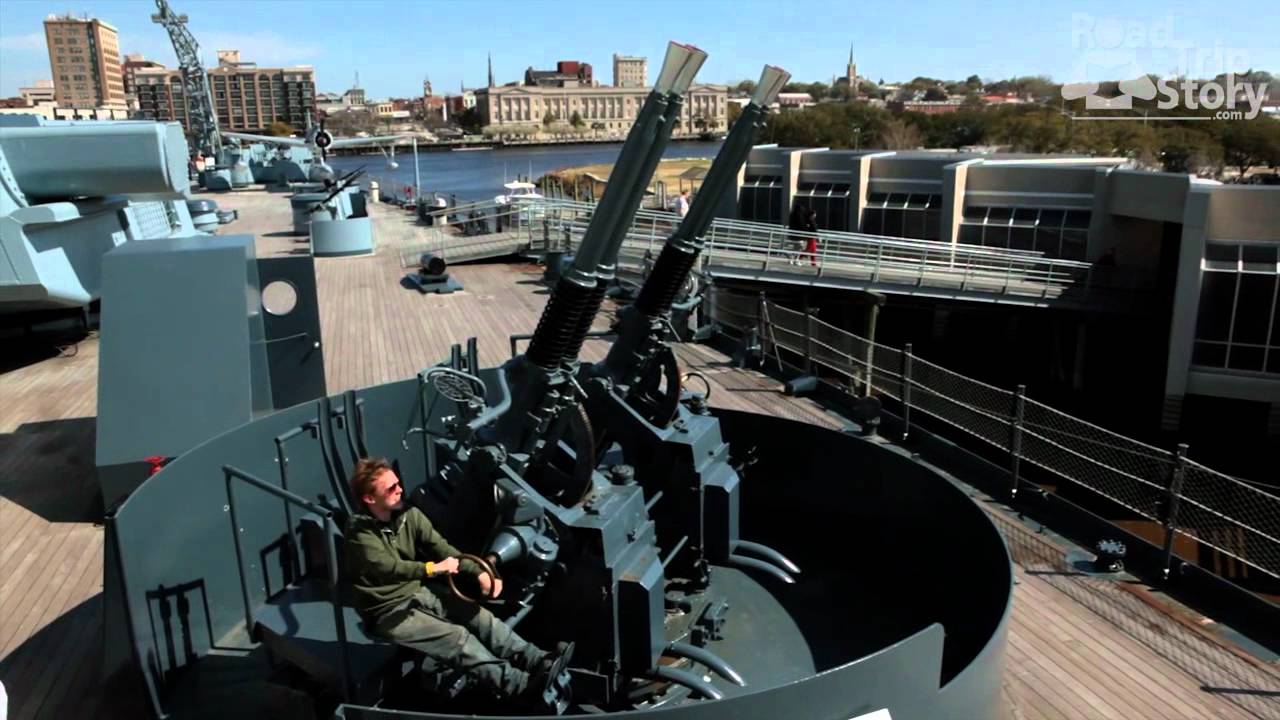 USS North Carolina (BB-55) Battleship Tour in Wilmington, NC with Road Trip Story