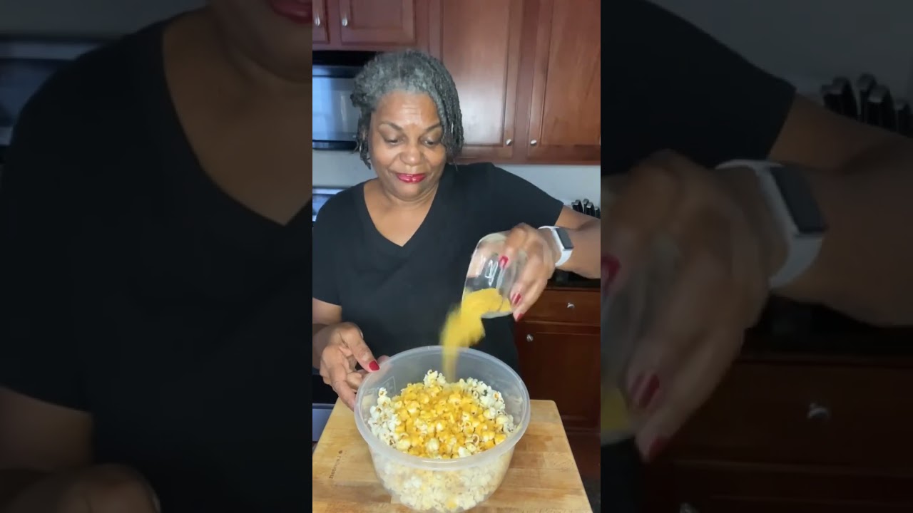 The easiest way to make Cheese Popcorn! 😳 | #shorts