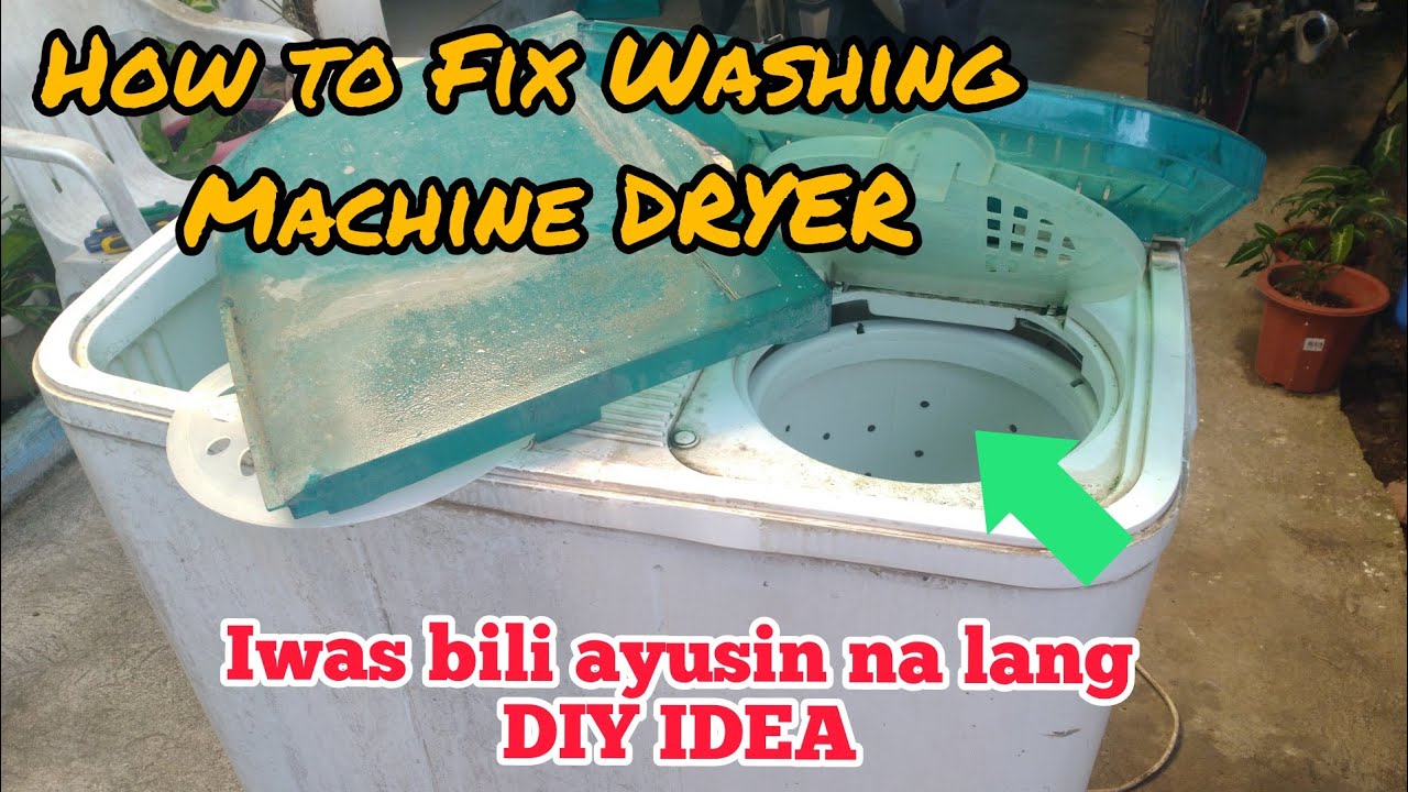 How to Fix Washing Machine Dryer not working/Paano ayusin ang dryer ng washing machine diy