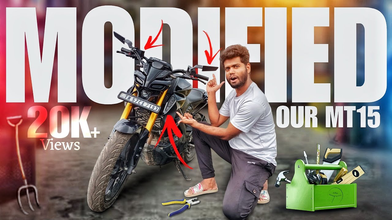 😱MODIFY Your Bike Like a PRO!😎இந்த 3 பொருள் போதும்✅ | MT KATHIR