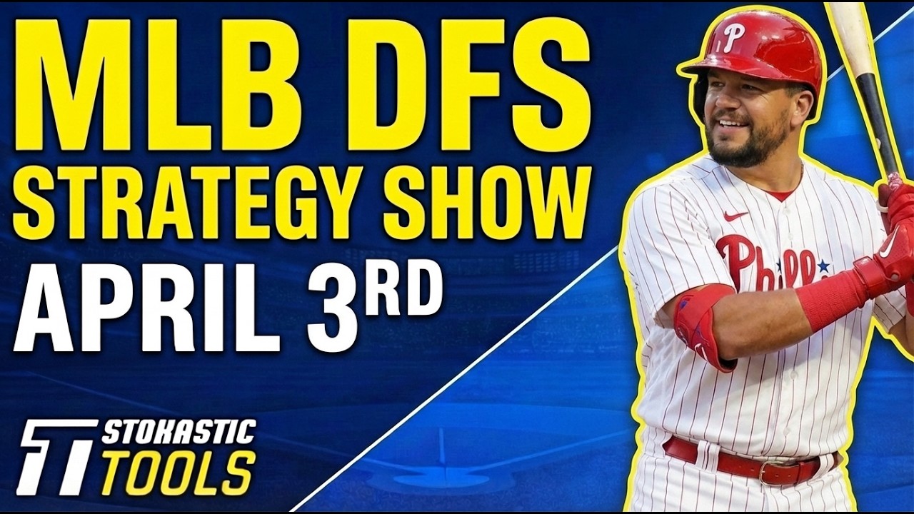 MLB DFS Strategy Friday 4/3/26 | DraftKings & FanDuel MLB Lineup Picks