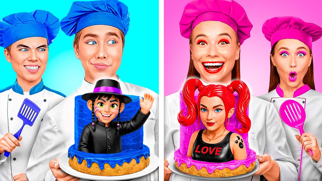 Кулинарный Челлендж: Мальчики VS Девочки | Съедобная Битва от Crazy DO