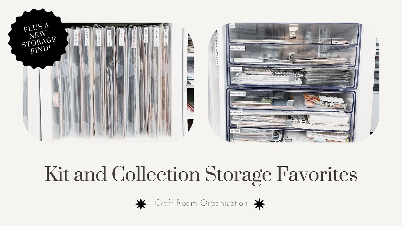 Craft Room Organization| Kit and Collection Storage |***Jessica Grace***
