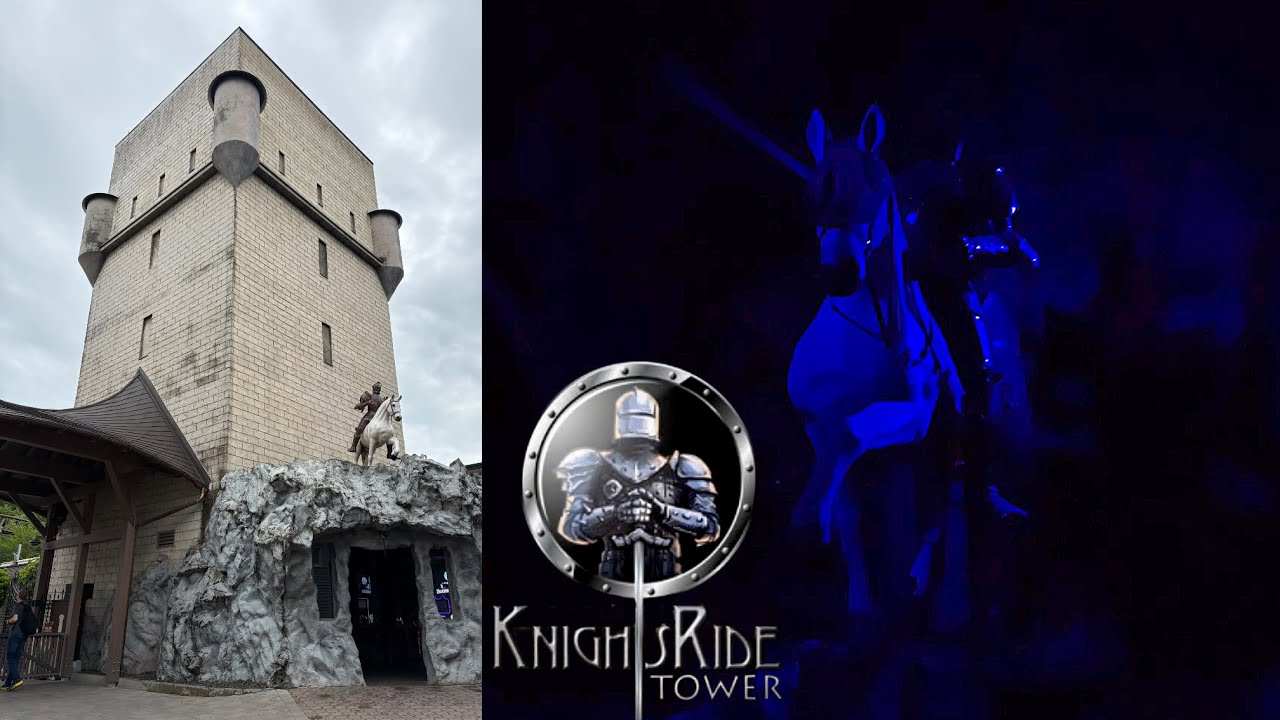 Knights Ride Tower - ONRIDE - Heftiger Indoor Freefall Tower - FANTASINA Erlebnispark Straßwalchen