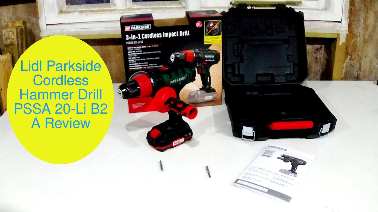 Lidl Parkside Cordless Impact Drill PSBSA 20-Li B2 Review
