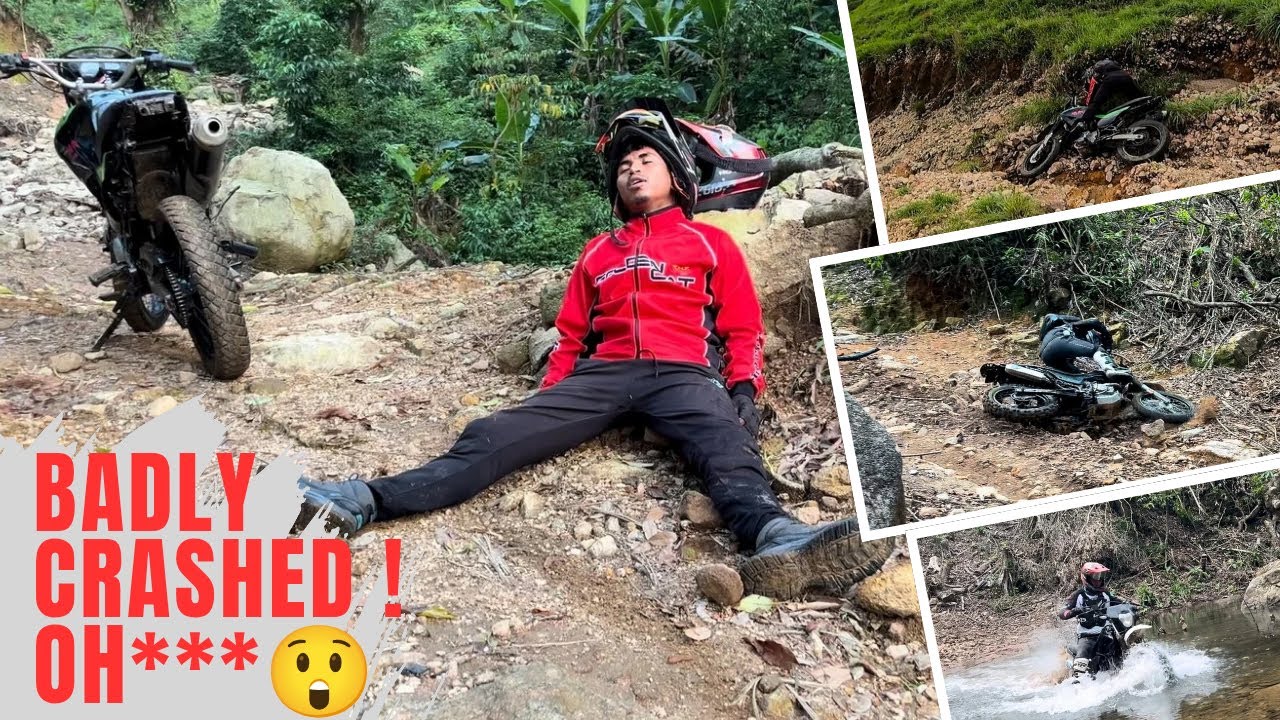 Unknown Trails Off-road Riding.We Nearly Got Our Bike Destroyed !