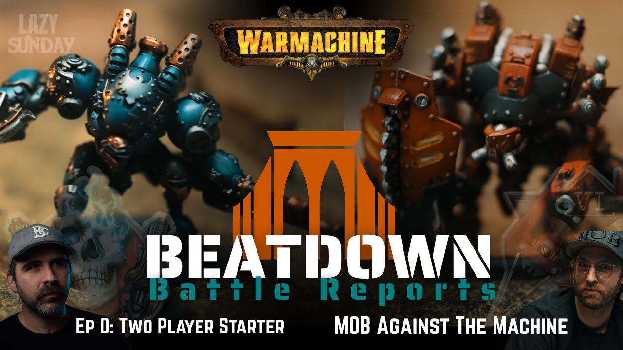 Cygnar vs Khador - Warmachine- BeatDown Battle Reports Episode 0: MOB against the Machine