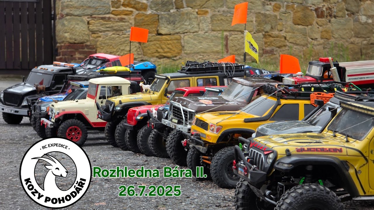 RC expedice kozy POHODÁŘI 26.7.2025 Rozhledna Bára II. 