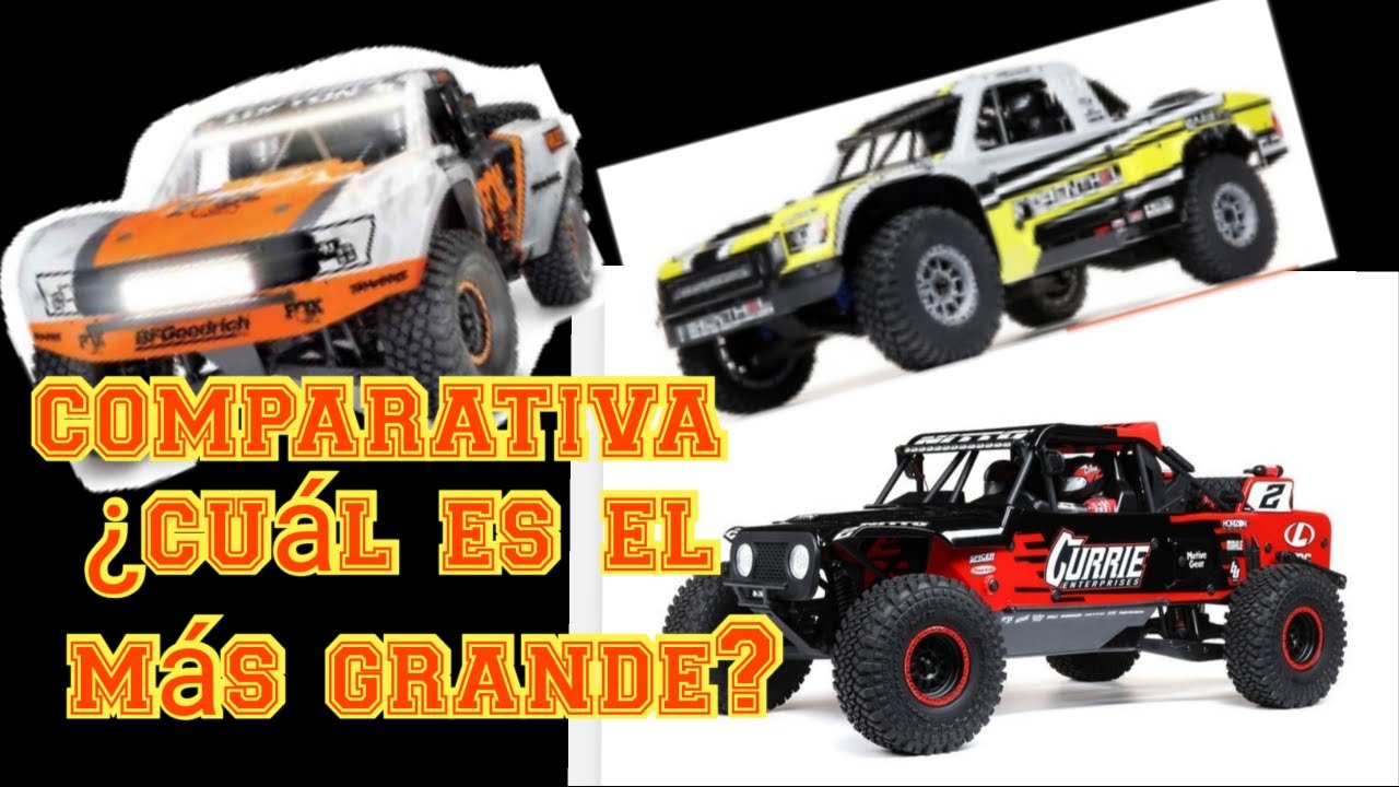 Losi Hammer Rey, Traxxas UDR, Losi SBR, ¿Tienes dudas?¿Cual es el mas grande?¿Como son?
