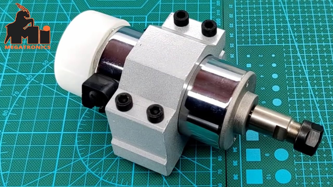 SMM300-T3 | 300W spindle motor with mount bracket engraving