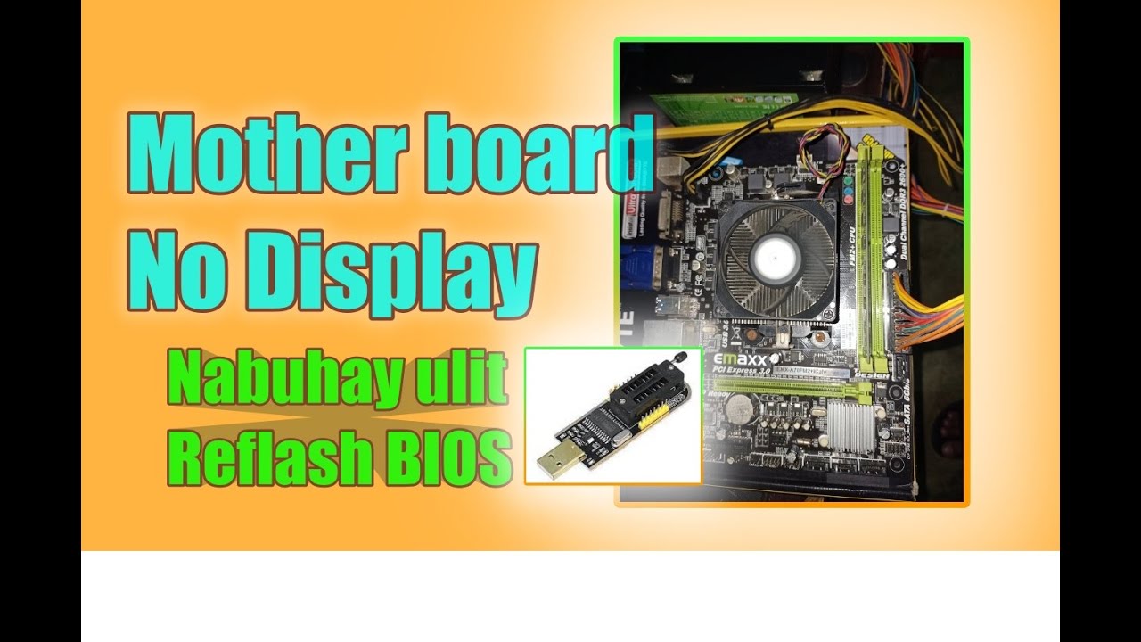 Reflash Bios all MotherBoard Using CH341A