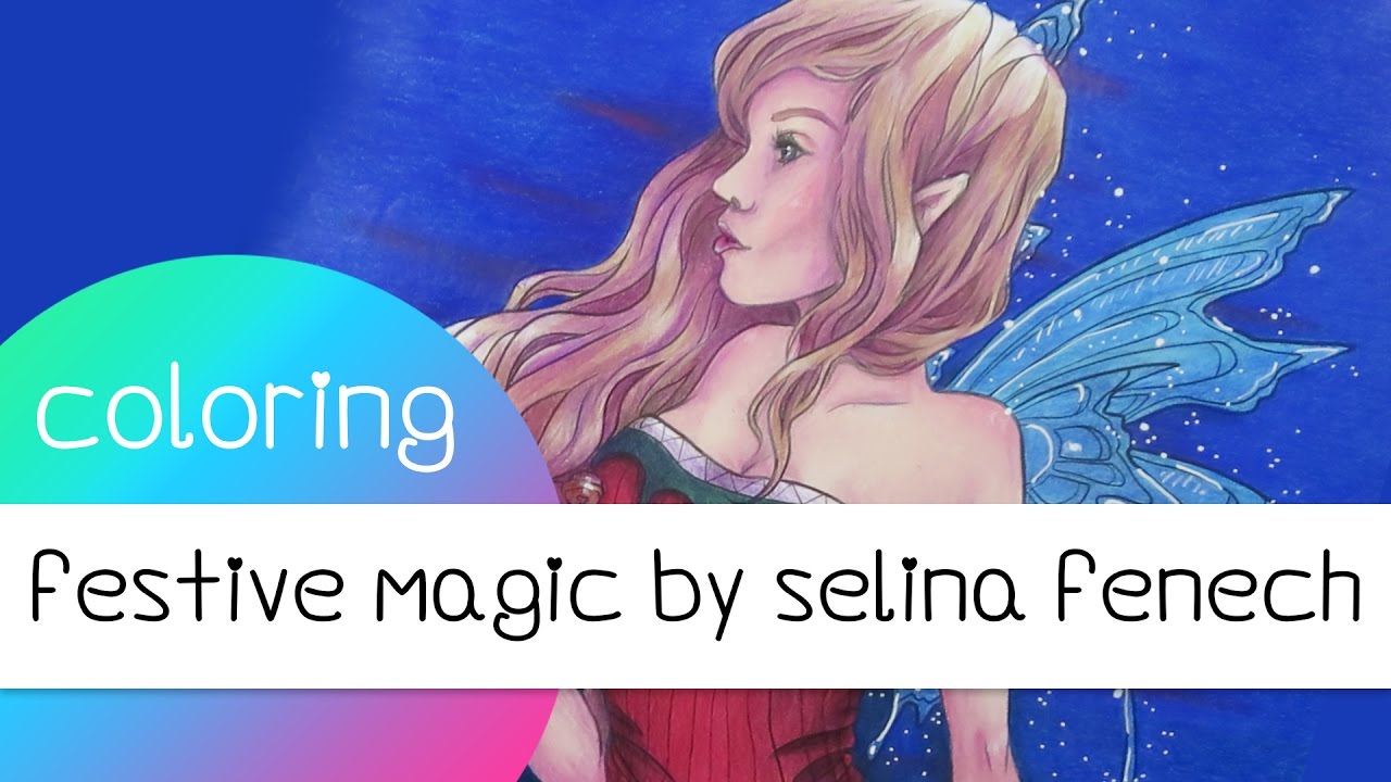 Coloring Book Journey - 017 Festive Magic by Selina Fenech