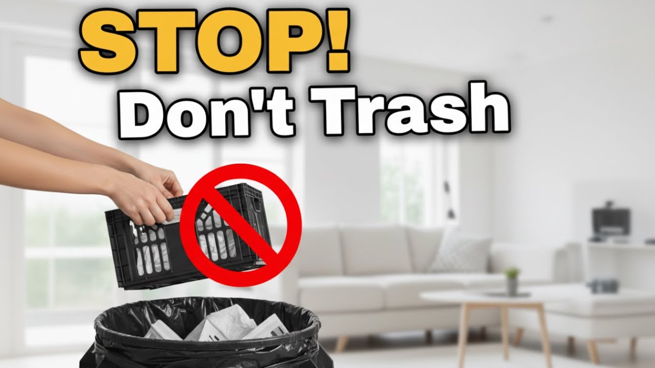 🛑 STOP! Don't Trash That Old Storage Crate—Here is a Genius Ideas!