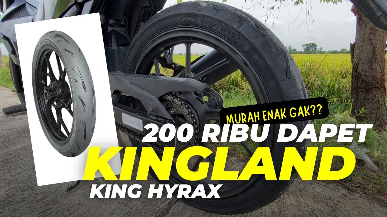 Ban Murah Satria FU!! Kingland King Hyrax Tubeless 80/90-17, Kaget Sama Hasilnya