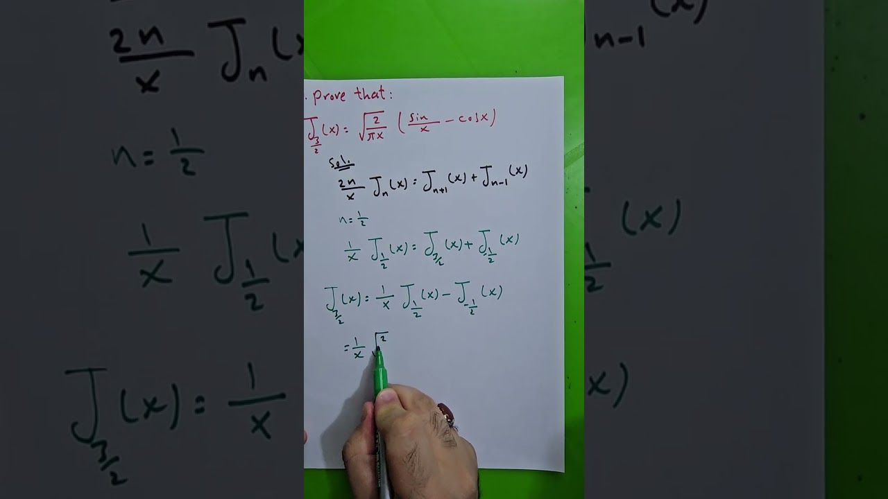 دالة بسل Bessel Function 9. نوار الأسدي