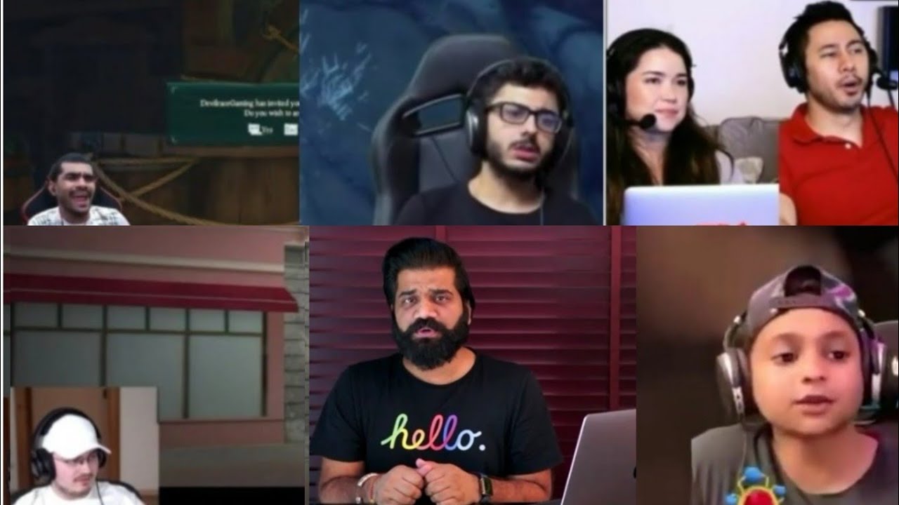 Youtubers reacts on Binod | Technical Guruji,CarryMinati