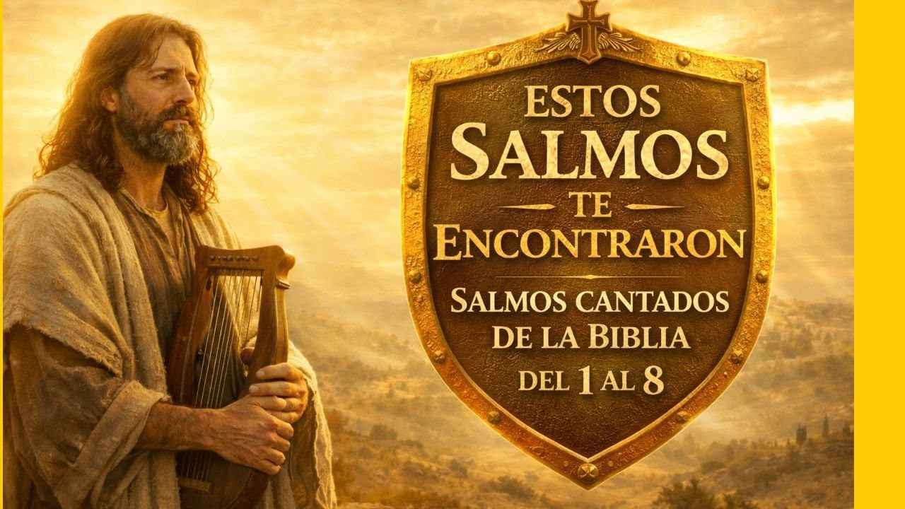 La Biblia Cantada | SALMOS SANADORES (1–8) Frecuencia 963 Hz | Escuchá Estos Salmos y Encontrá Paz