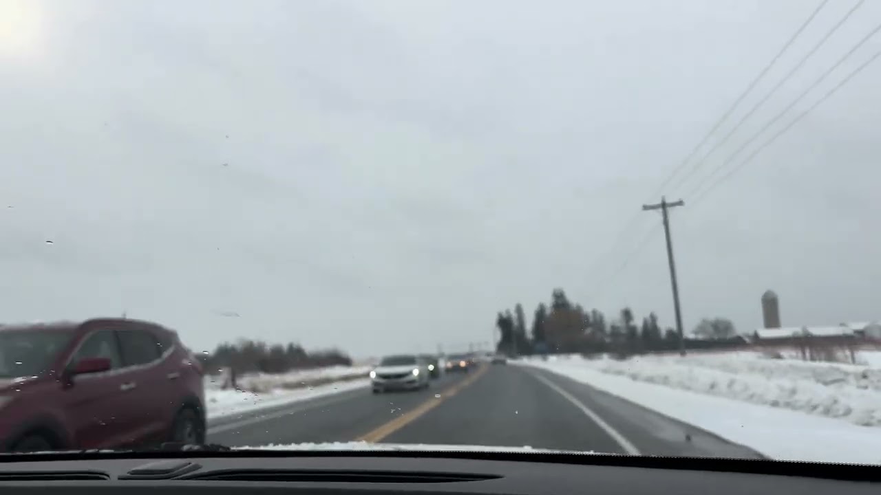 Snow Drive in Ontario ❄️Canada 2026