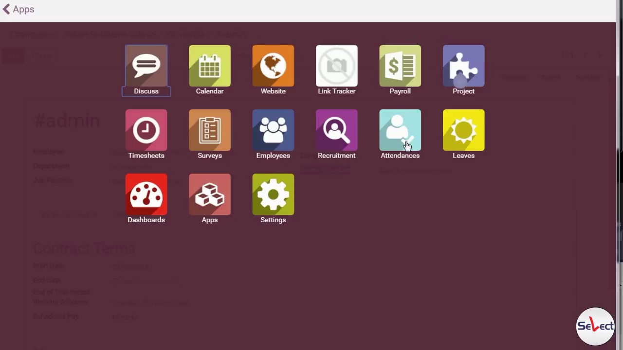 Payroll odoo11 by Select Solutions