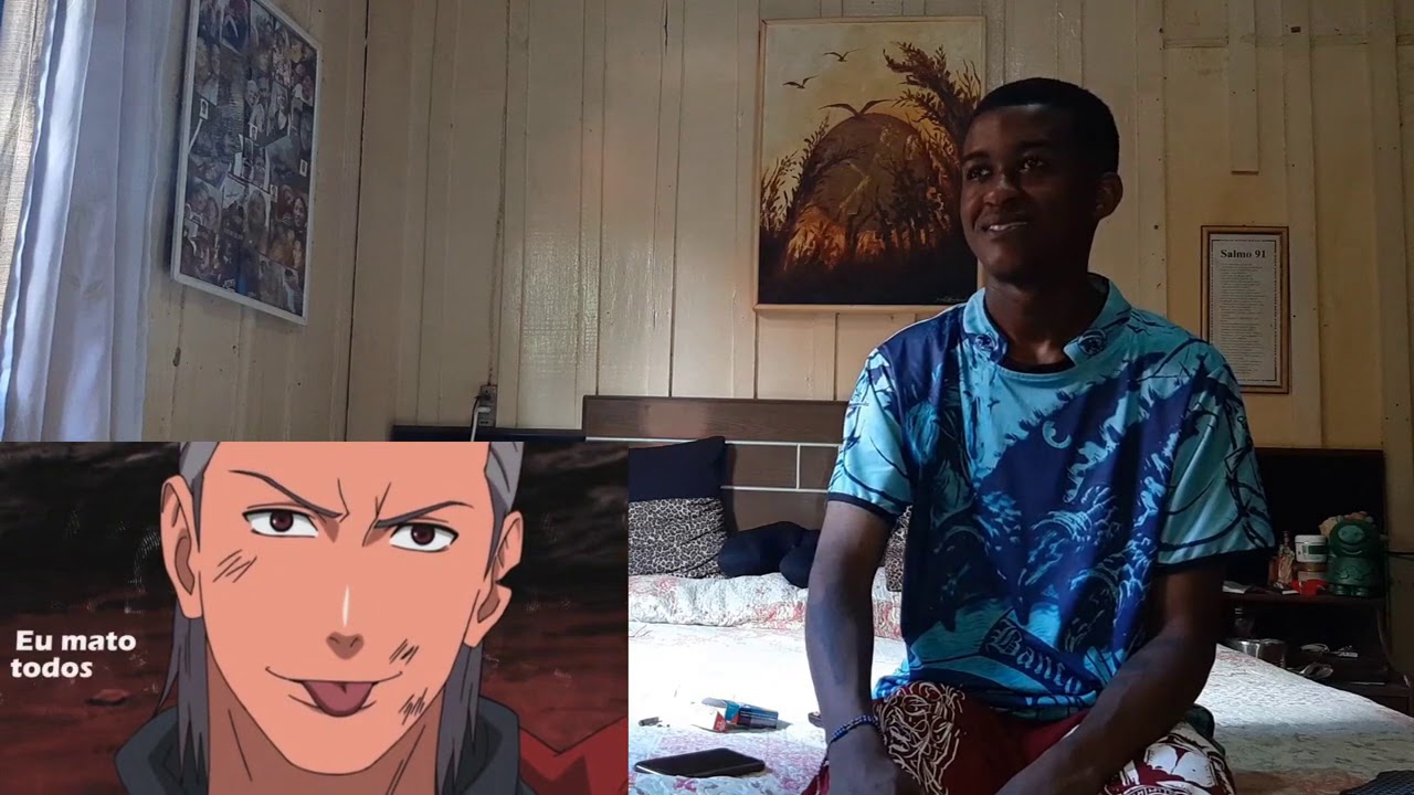 Jhony  REACT - RAP DO HIDAN (NARUTO) VAI COMEÇAR O RITUAL - NERD HITS .