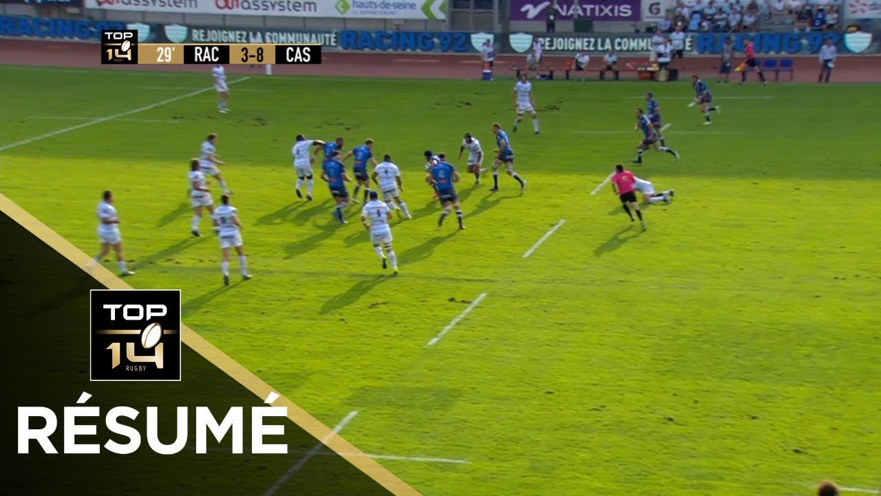 TOP 14 - Résumé Racing 92-Castres: 25-21 - J1 - Saison 2017/2018