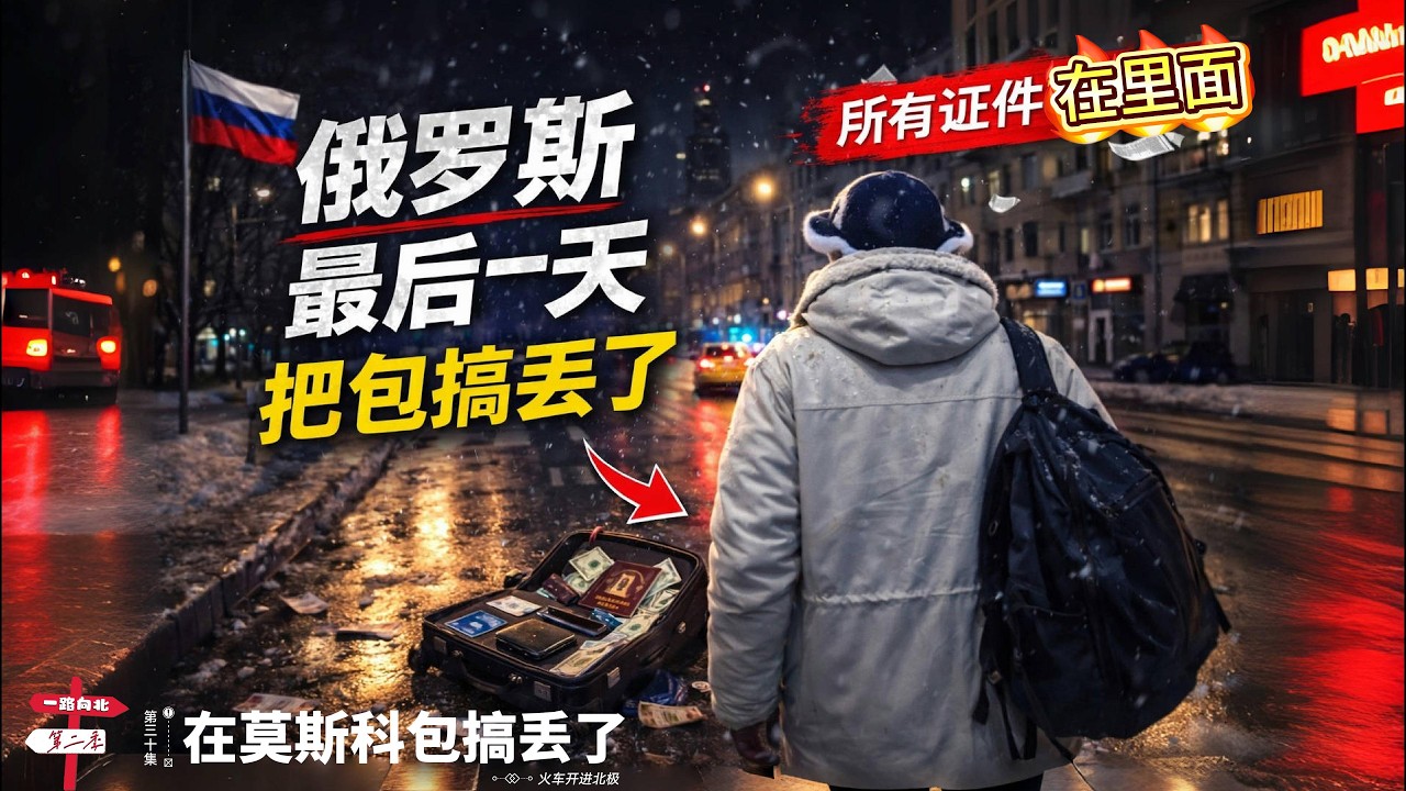 【火车开进北极】[第三十集]俄罗斯的最后一天 | 我把包搞丢了｜所有证件都在里面｜感谢您一路的支持【Sean的世界TV】频道，欢迎加入我的会员频道，谢谢您一路的陪伴！