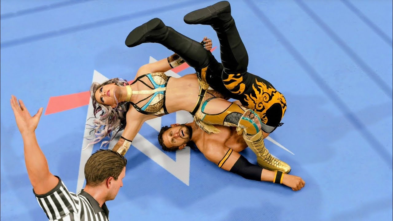 (WWE 2K25) Reverse Ryona - Giulia Annihilates Alex Shelley!