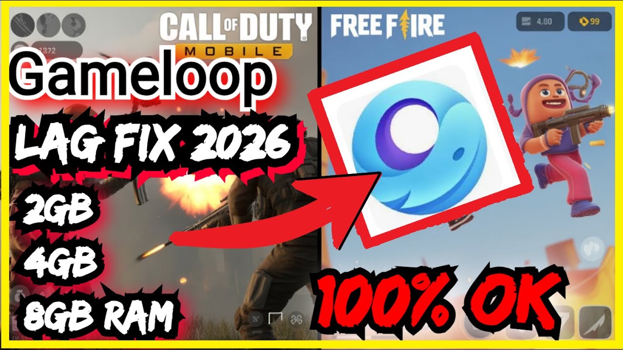 2026 New Gameloop LAG FIX | CODM, PUBGM, FREE FIRE100% LAG FIX | Gameloop FPS BOOST | Sinhala