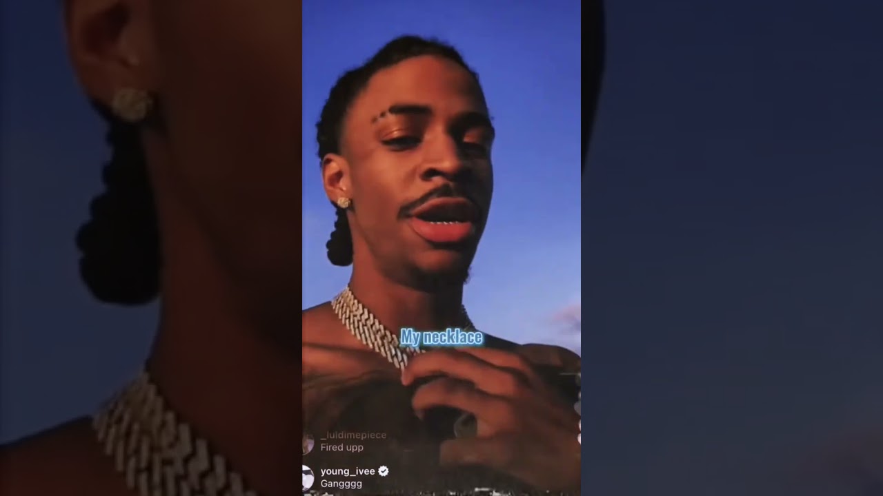 Ja Morant relating to Lil Baby&rsquo;s lyrics 😂 #lilbaby #jamorant