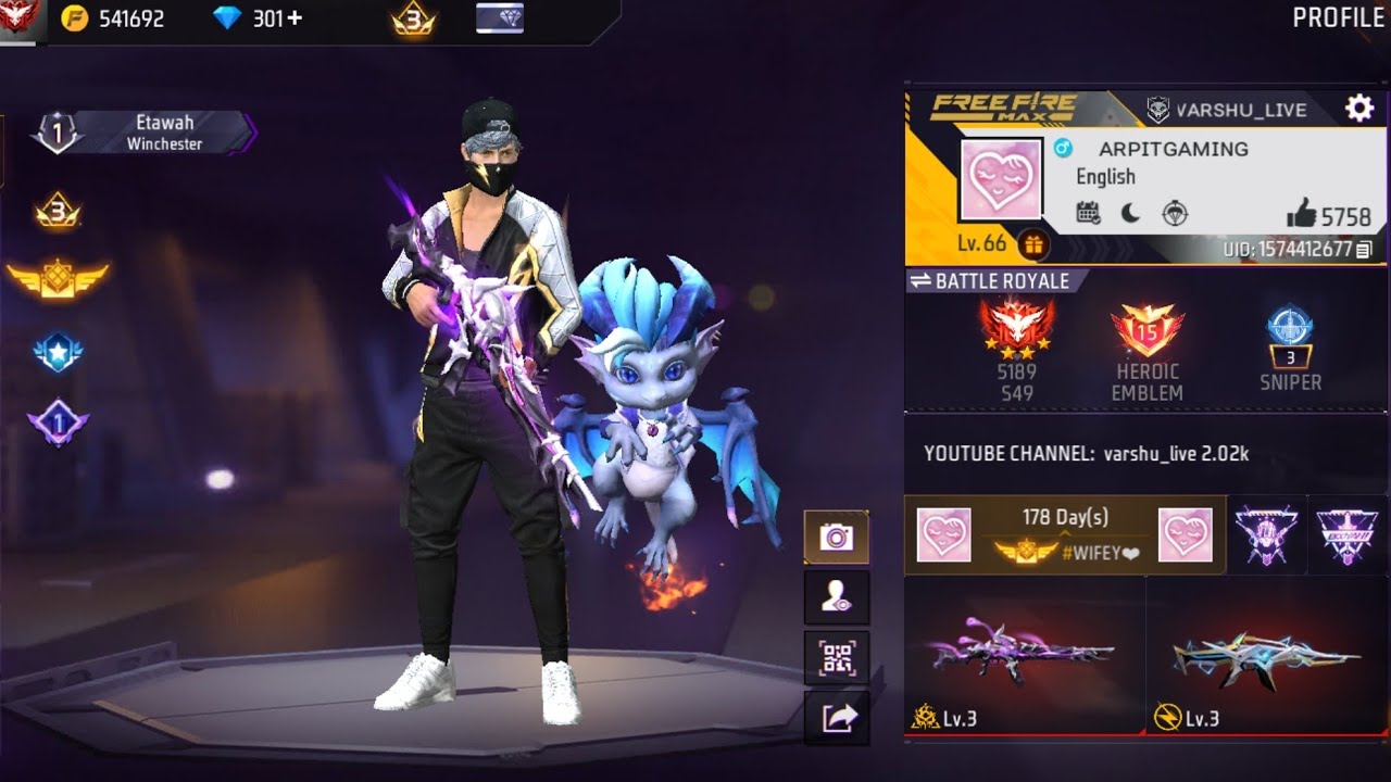 LIVE 🔴 FREE FIRE TOP 1 GRANDMASTER PUSH V BADGE LOBBY 💎